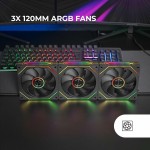 Ventilator de Unitate Mars Gaming MF-LINKFINITYKIT2 Ø 12 cm