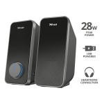 Difuzoare PC Trust 20179 28 W Negru