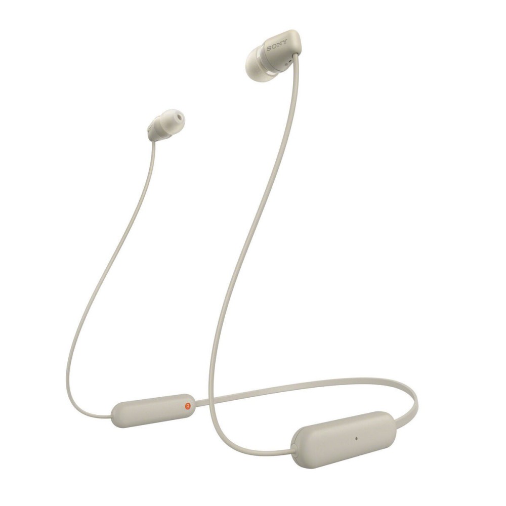 Căști Bluetooth Sony WI-C100 Bej Gri