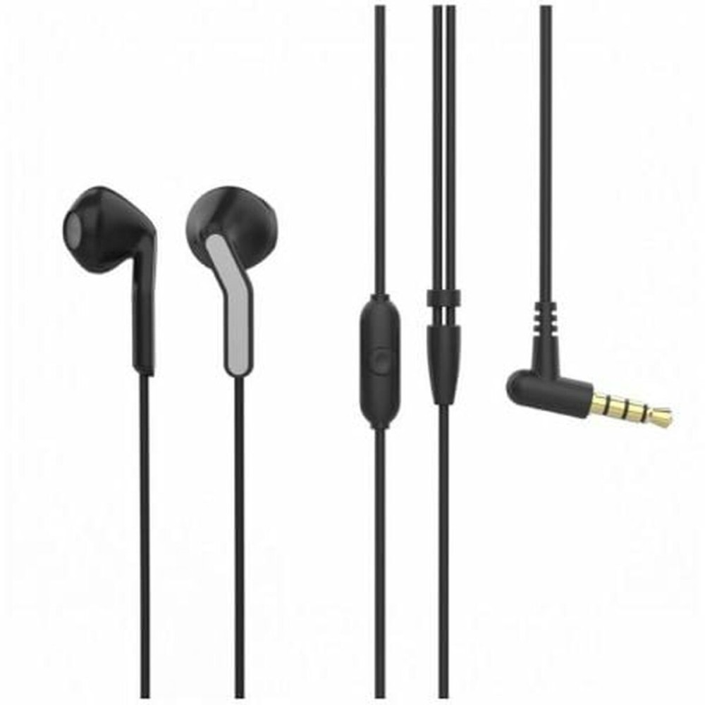 Căști cu Microfon Muvit E56 Negru