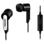 Căști cu Microfon Philips SHE1405BK/10 Negru Silicon