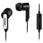 Căști cu Microfon Philips SHE1405BK/10 Negru Silicon