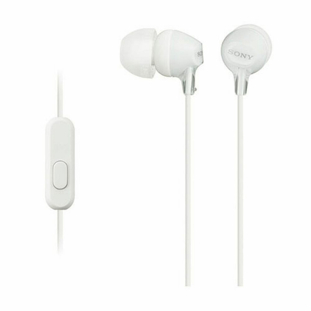 Căști cu Microfon Sony MDR-EX155AP Alb