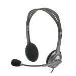 Căști cu Microfon Logitech LGT-H110 Negru Gri