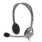 Căști cu Microfon Logitech LGT-H110 Negru Gri