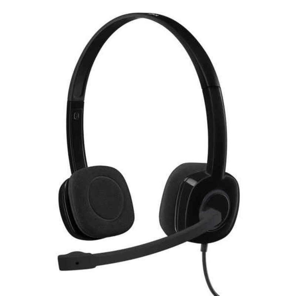 Căști cu Microfon Logitech H151 Negru