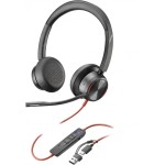 Căști cu Microfon Poly 8X225AA Negru