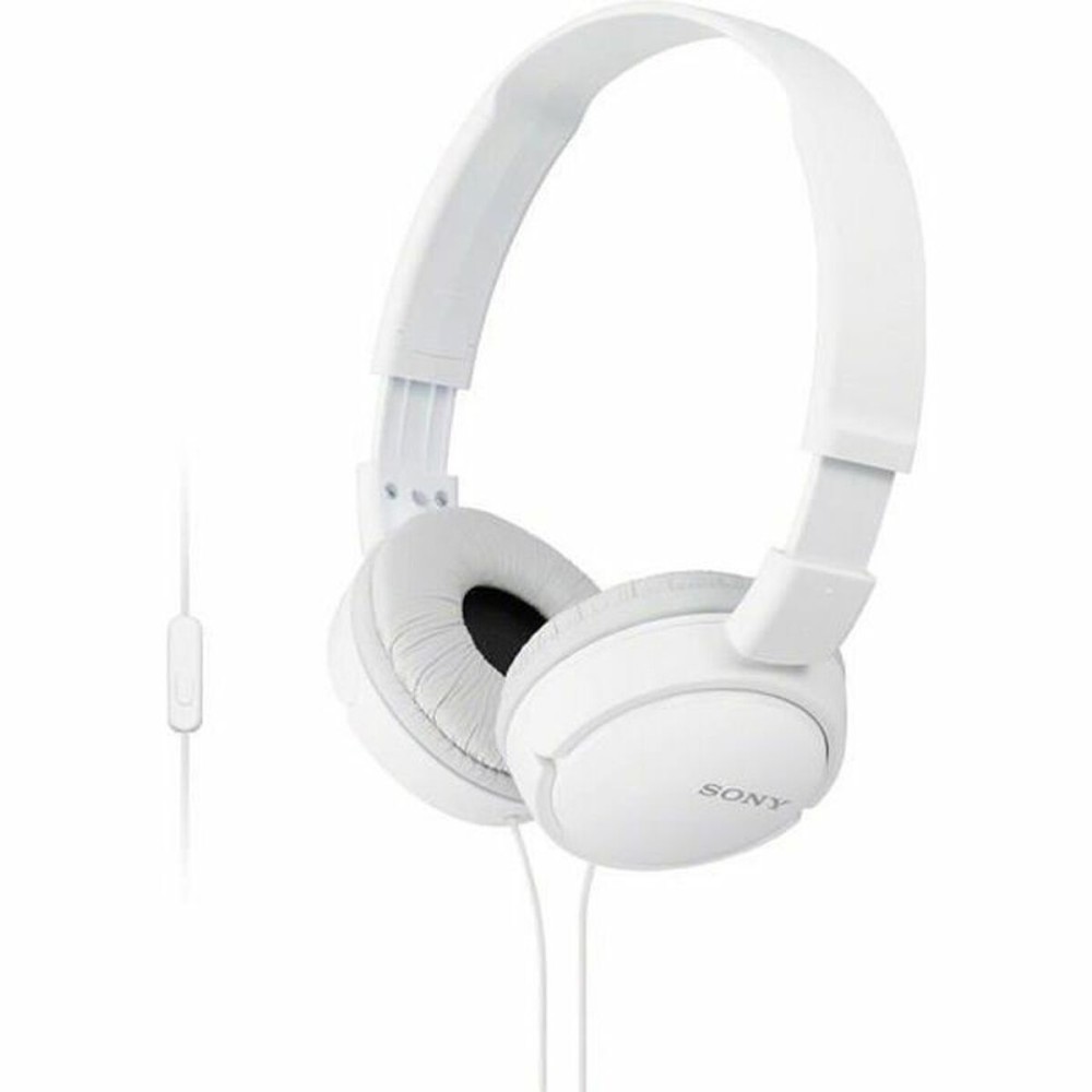 Căști cu Microfon Sony MDR-ZX110AP Alb