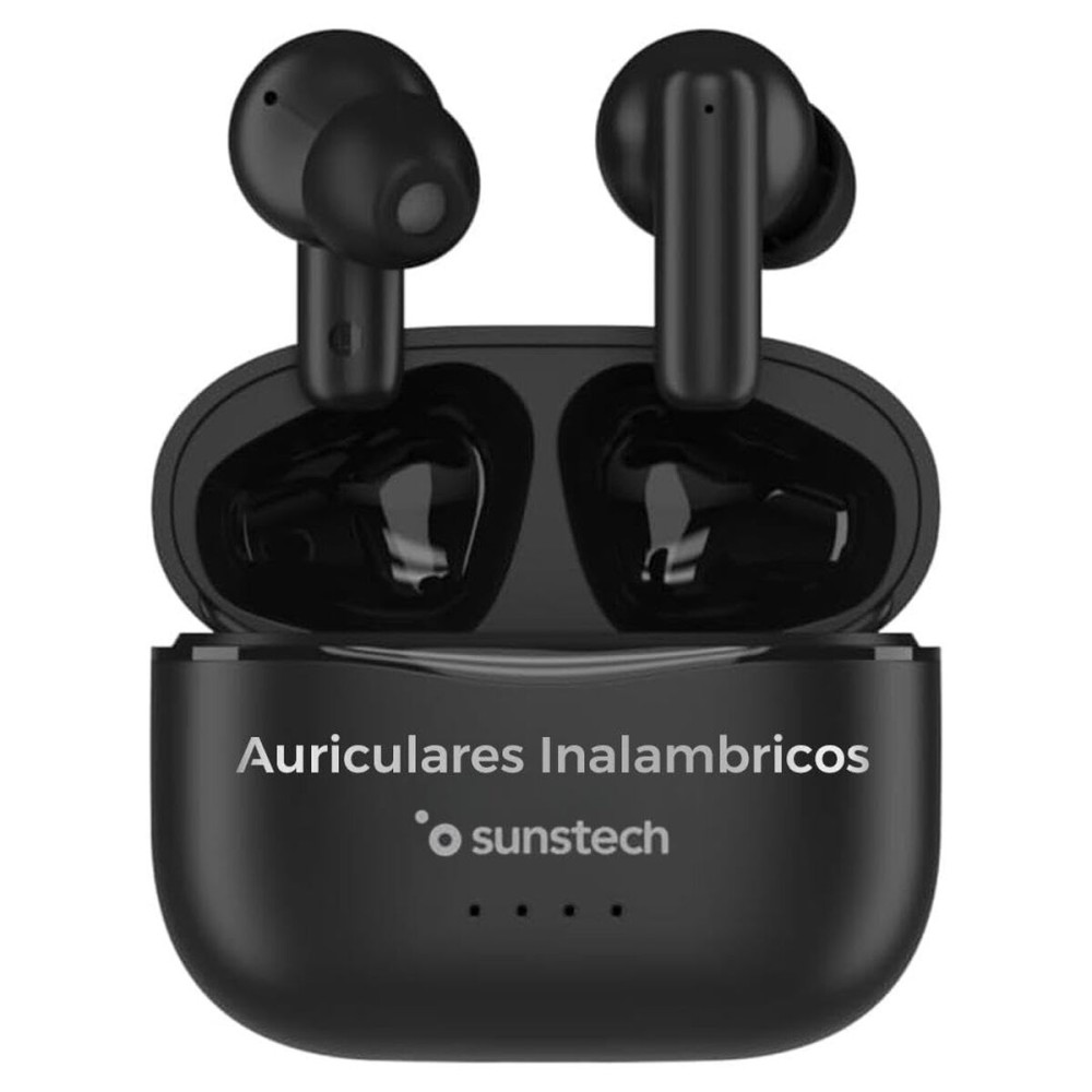 Căști Bluetooth Sunstech WAVEPODSONEBK Negru