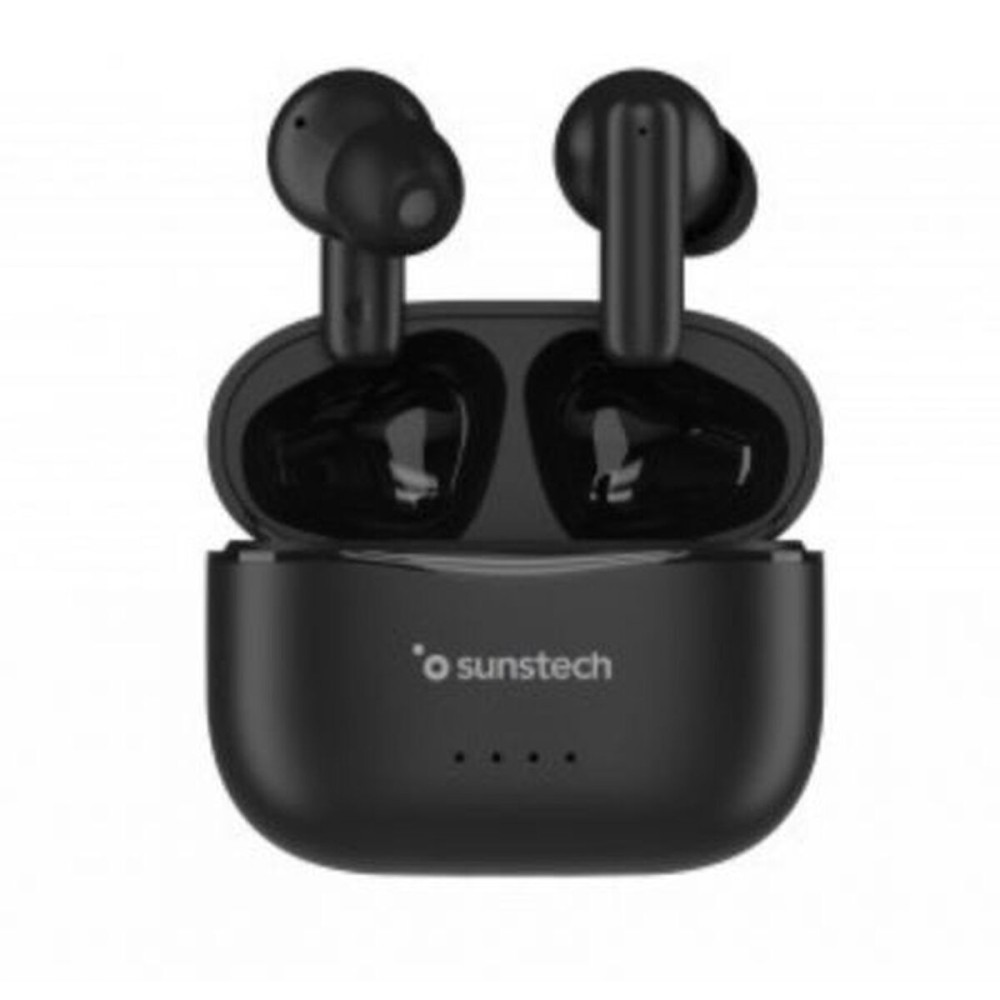 Căști Bluetooth Sunstech WAVEPODSONEBK Negru