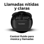 Căști Bluetooth Sunstech WAVEPODSONEBK Negru