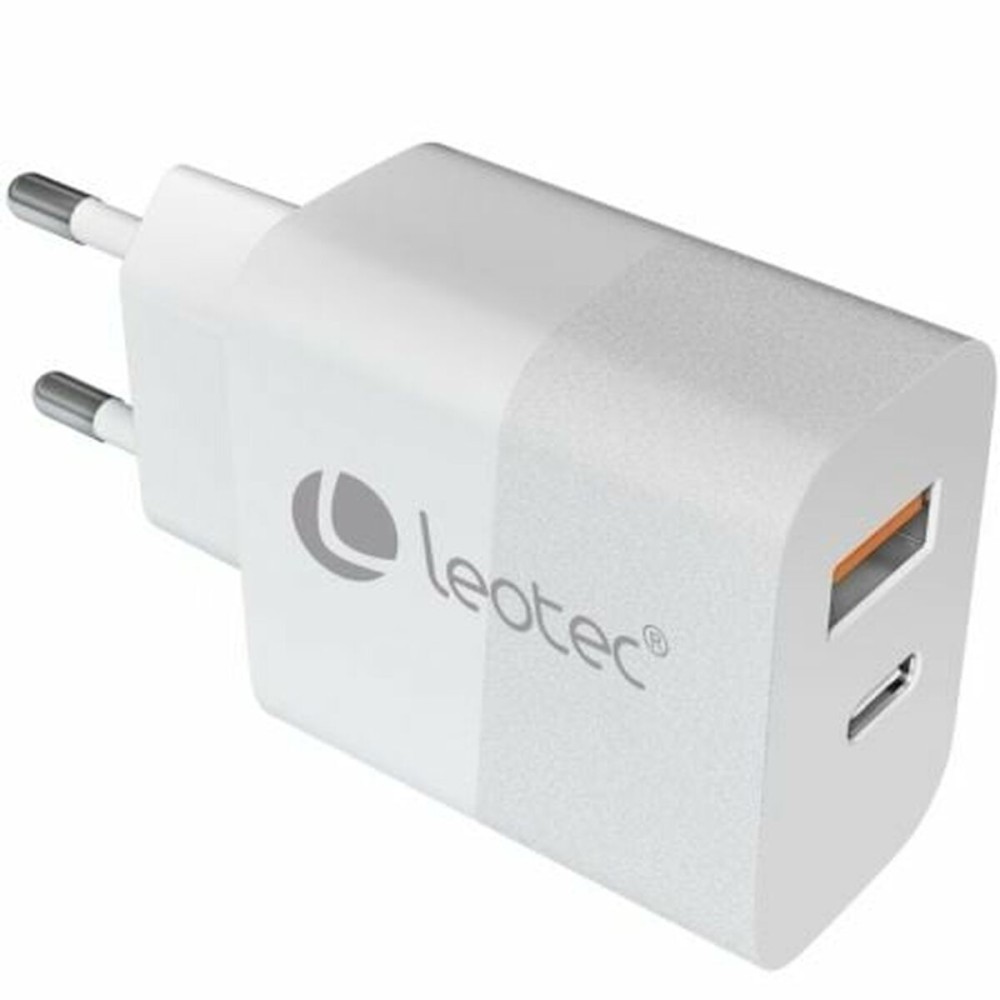Încărcător de Perete LEOTEC LECSPH30W2W Alb 30 W
