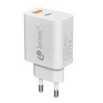 Încărcător de Perete LEOTEC LECSPH30W2W Alb 30 W