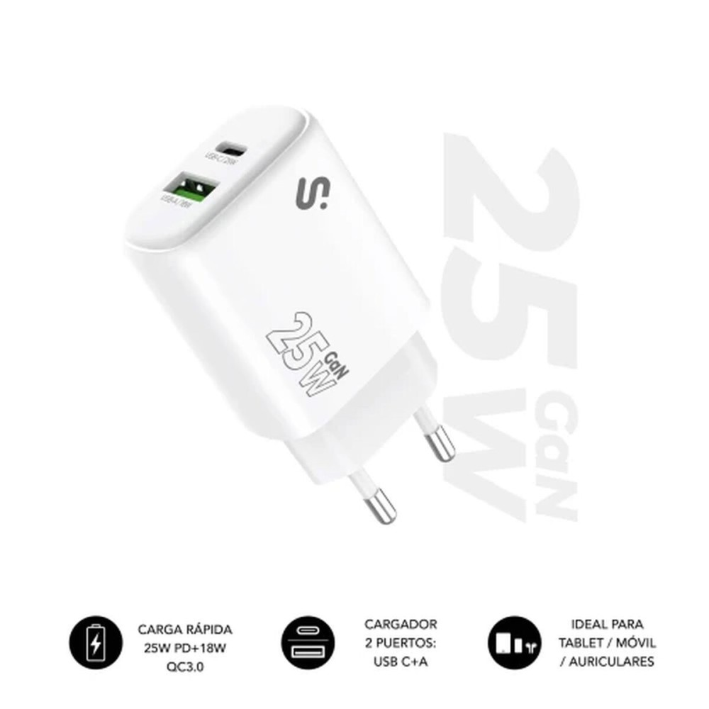 Încărcător de Mașină Subblim SUBCHG-6G2510 Alb 120 W