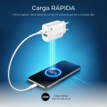 Încărcător de Mașină Subblim SUBCHG-6G2510 Alb 120 W