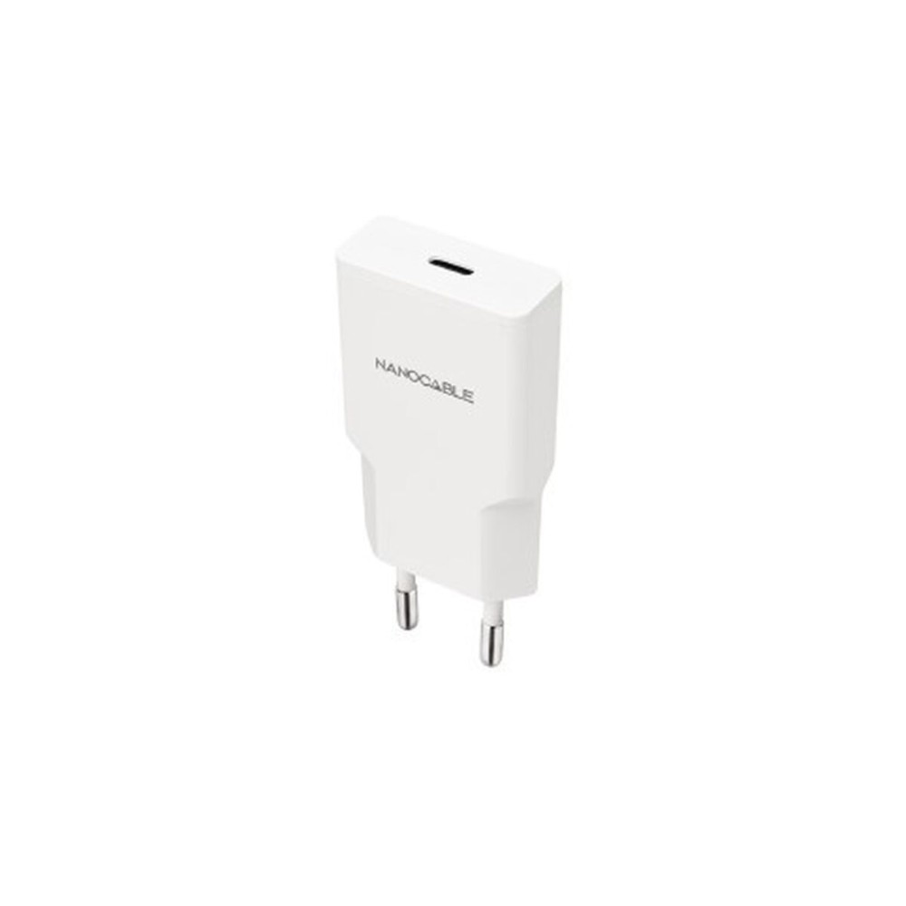Încărcător de Perete NANOCABLE 10.10.2021 Alb 20 W
