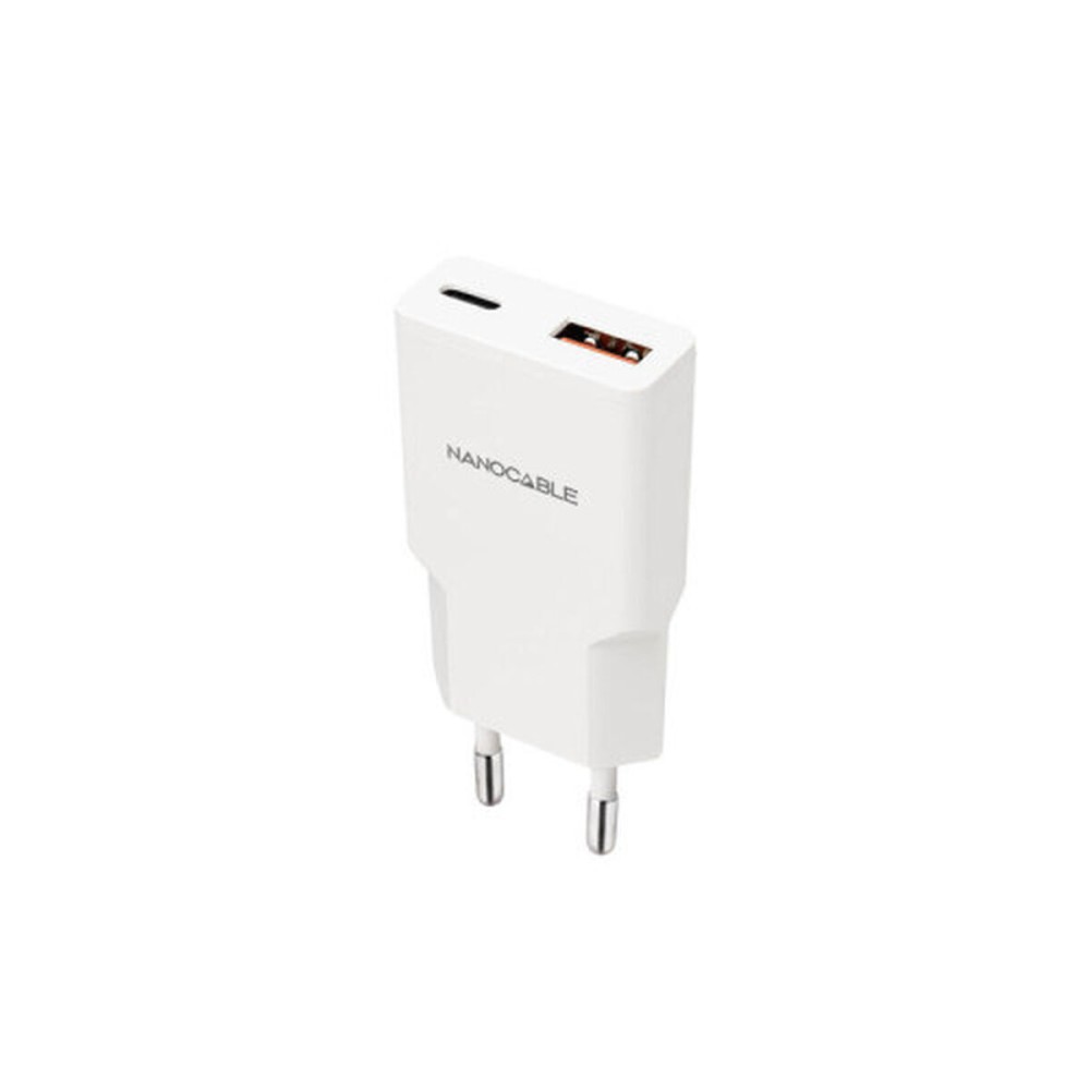 Încărcător de Perete NANOCABLE 10.10.2028 Alb 30 W