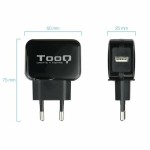 Încărcător de Perete TooQ TQWC-1S01 Negru 12 W