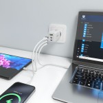 Încărcător de Perete Aisens ASCH-65W3P072-W Alb 65 W