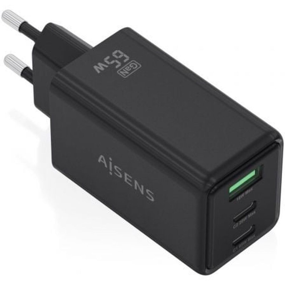 Încărcător de Perete Aisens ASCH-65W3P073-BK Negru 65 W