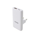 Încărcător de Perete TooQ TQWC-GANSL65W1A1C Alb 65 W