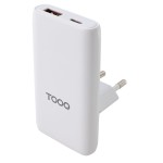 Încărcător de Perete TooQ TQWC-GANSL65W1A1C Alb 65 W