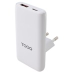 Încărcător de Perete TooQ TQWC-GANSL65W1A1C Alb 65 W