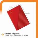 Hard Disk Western Digital My Passport Roșu 2 TB HDD