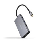 Hub USB NANOCABLE 10.16.1009 Gri 100 W 50 W
