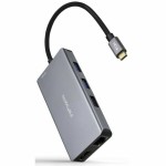 Hub USB NANOCABLE 10.16.1009 Gri 100 W 50 W