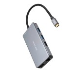 Hub USB NANOCABLE 10.16.1009 Gri 100 W 50 W