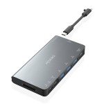 Hub USB Aisens ASUC-8P015-GR Gri Multicolor 100 W
