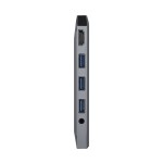 Hub USB-C Aisens ASUC-9P001-GR Gri 100 W