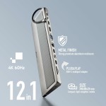 Dockstation NGS WONDERDOCK12PRO Gri Argintiu