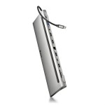 Hub USB NGS WONDERDOCK12 Gri Argintiu