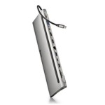 Hub USB NGS WONDERDOCK12 Gri Argintiu
