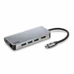 Hub USB NGS WONDER DOCK 8 Argintiu