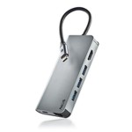 Hub USB NGS WONDER DOCK 8 Argintiu