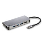 Hub USB NGS WONDER DOCK 8 Argintiu