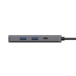 Hub USB Trust 24968 Argintiu