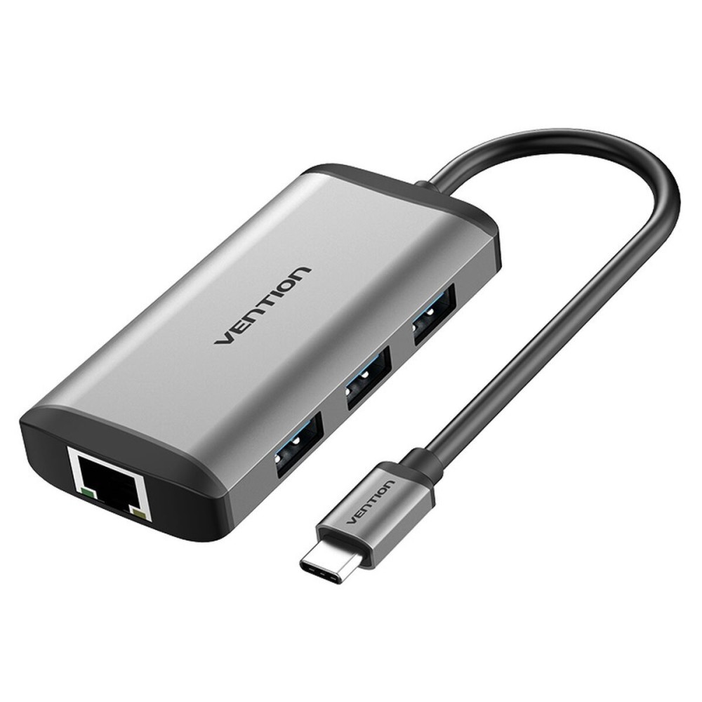 Hub USB Vention CNCHB Negru Gri