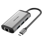 Hub USB Vention CNCHB Negru Gri