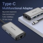 Hub USB Vention CNCHB Negru Gri