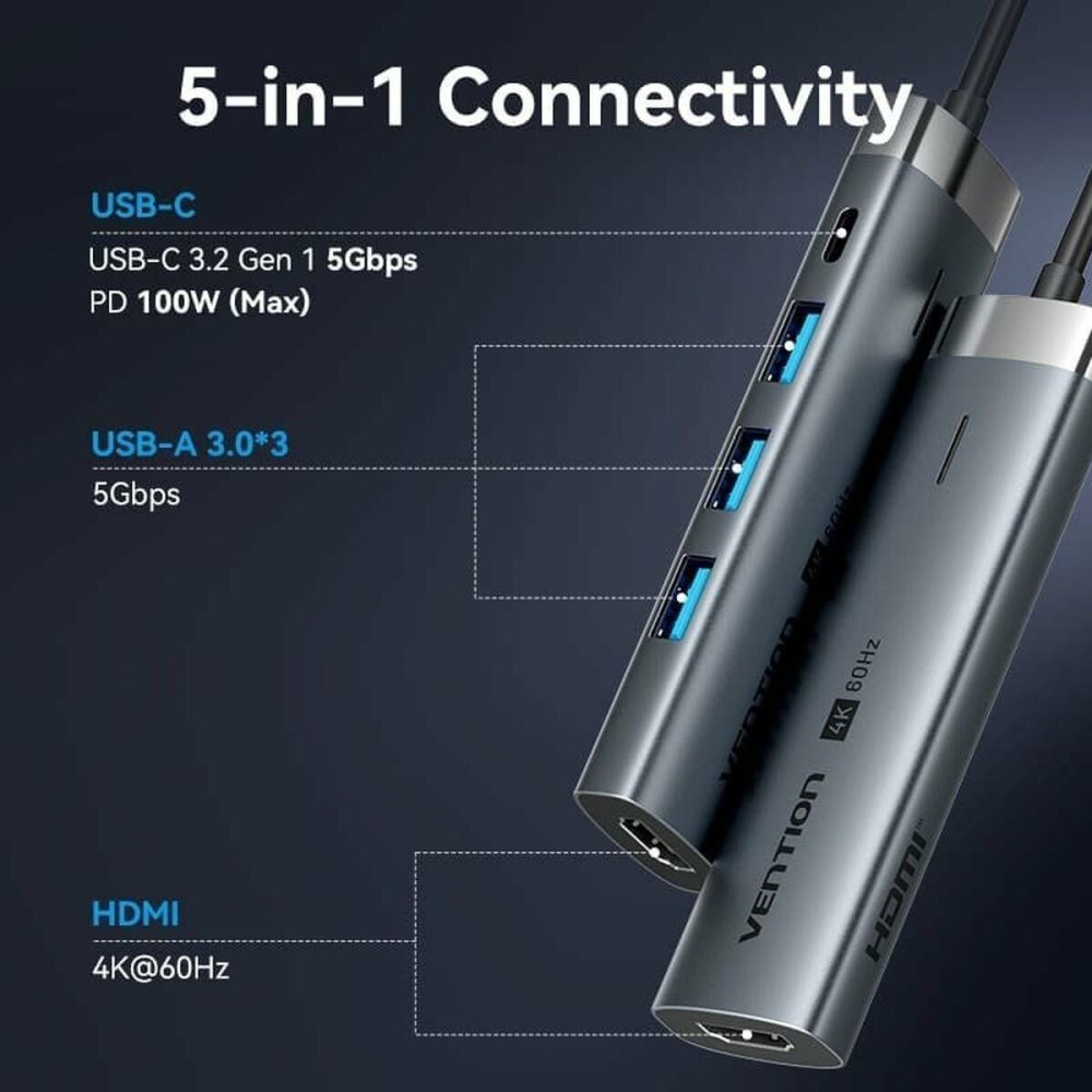 Hub USB Vention TGMHB