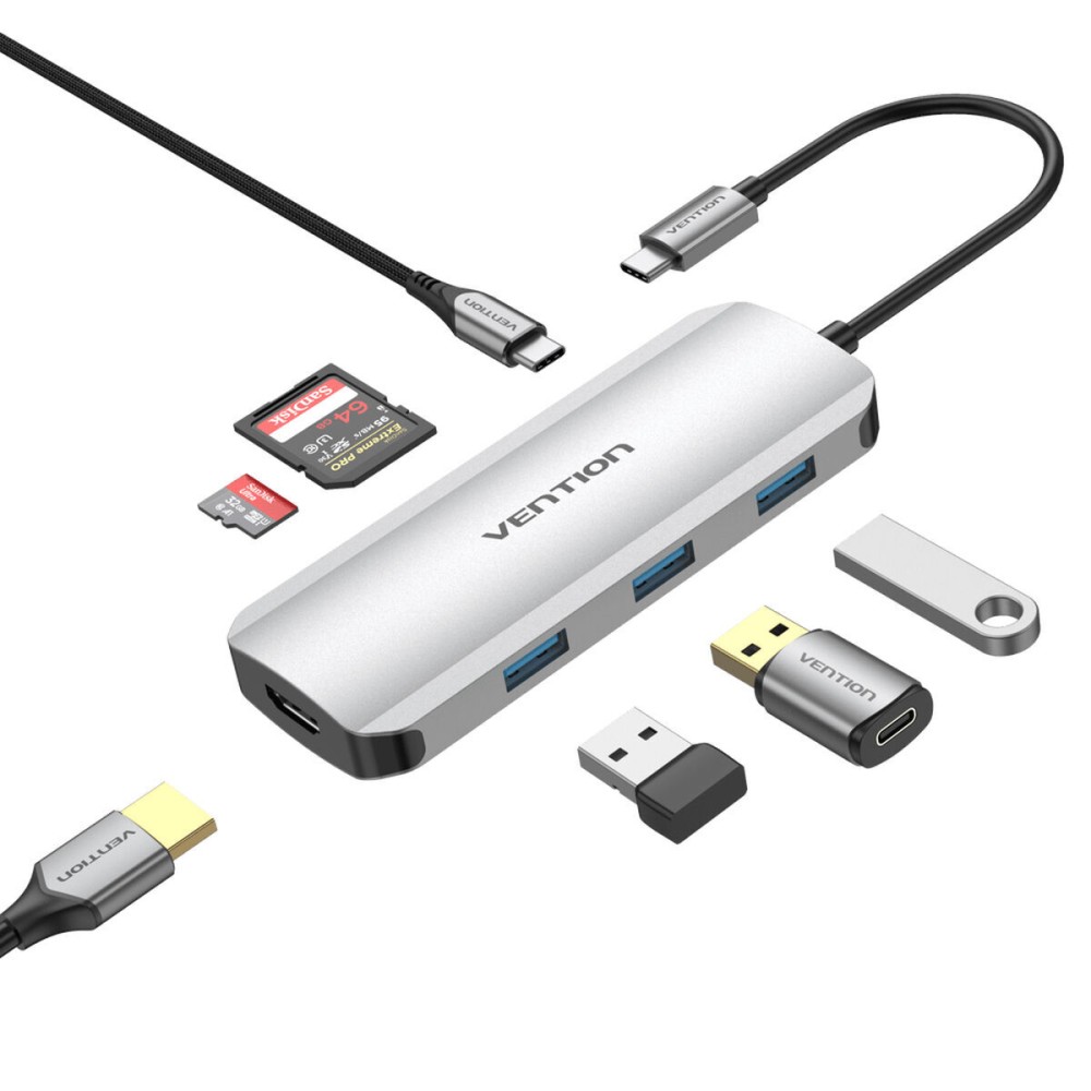 Hub USB Vention TOJHB 7 în 1