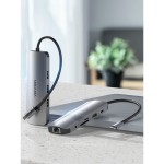 Hub USB-C Vention TOLHB Argintiu 100 W