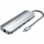 Hub USB-C Vention TOLHB Argintiu 100 W
