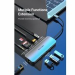 Hub USB-C Vention TOLHB Argintiu 100 W