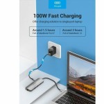 Hub USB-C Vention TOLHB Argintiu 100 W