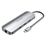 Hub USB-C Vention TOLHB Argintiu 100 W